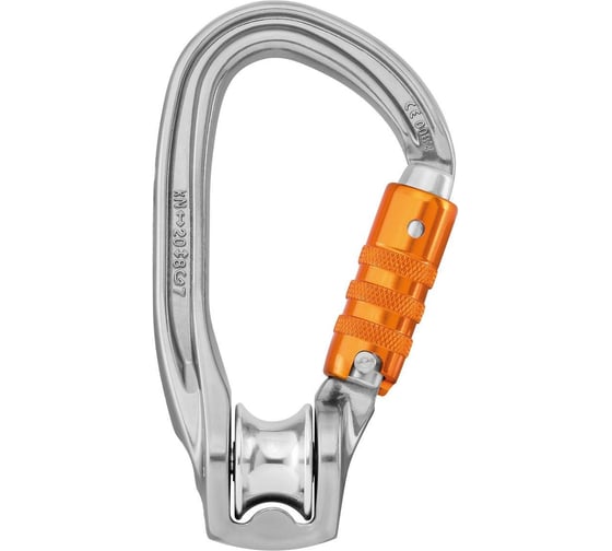 Карабин с роликом Petzl ROLLCLIP Z TL с автоматической муфтой P75 TL
