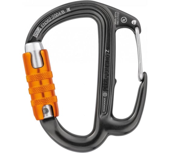 Карабин Petzl FREINO Z со специальным выступом для дополнительного трения при спуске M042BA00 1