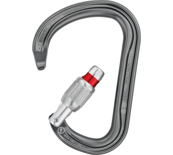 Асимметричный алюминиевый карабин грушевидной формы WILLIAM SL, Petzl M36A SL