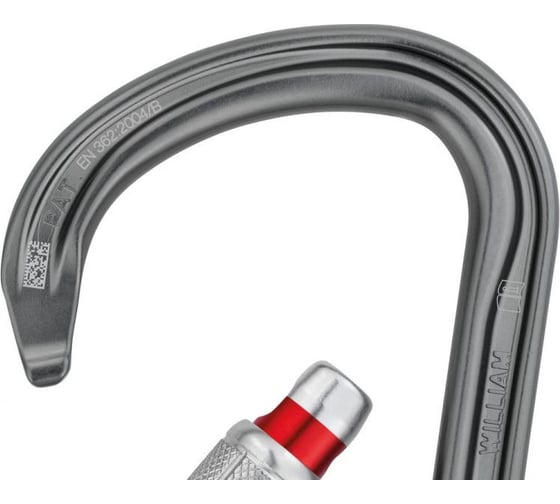 Асимметричный алюминиевый карабин грушевидной формы WILLIAM SL, Petzl M36A SL