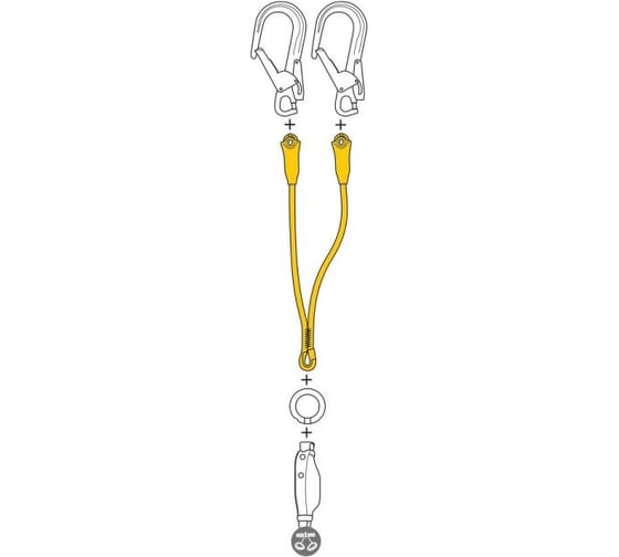 Удерживающий строп Petzl JANE-Y, 60 см L051AA02