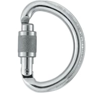 Полукруглый карабин с ручной муфтой Petzl OMNI SCREW-LOCK M37 SL