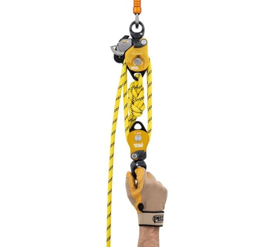 Двойной ролик с блокировкой для полиспастов Petzl TWIN RELEASE P001DA00