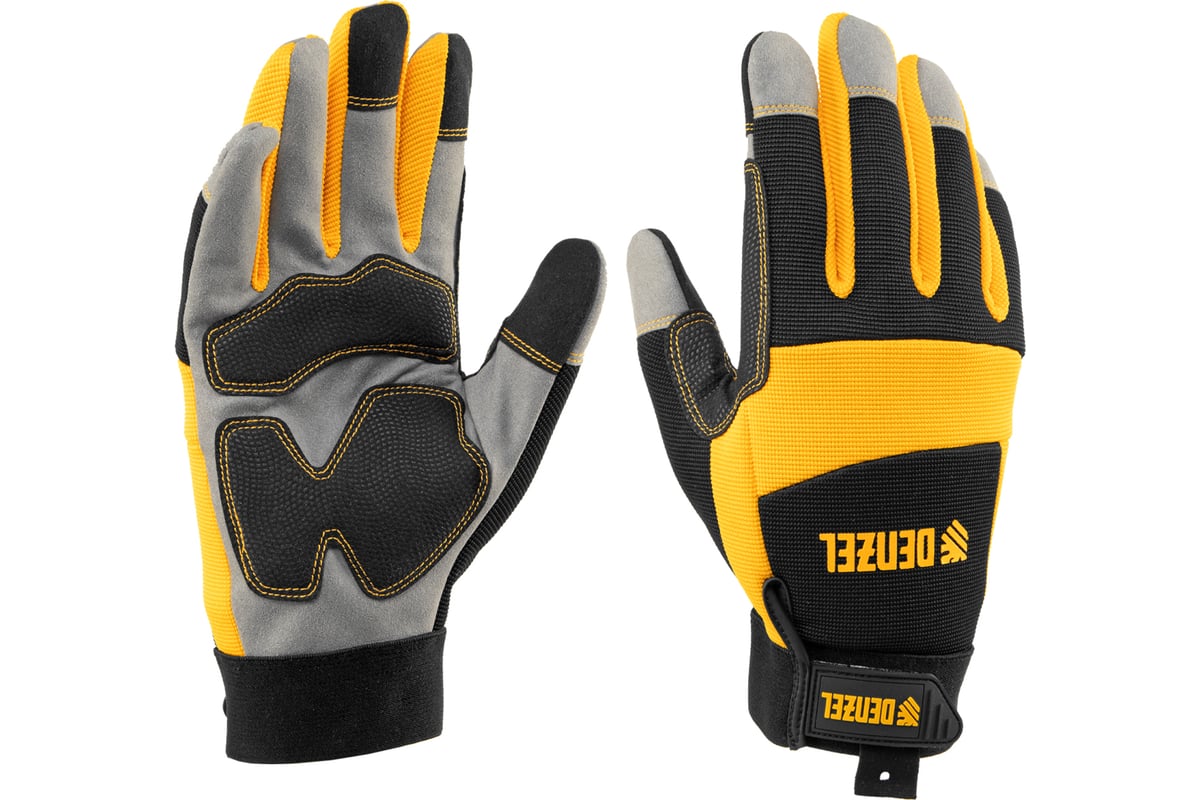 Универсальные усиленные перчатки Denzel р. 10 67991 - выгодная цена .