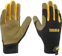 Универсальные перчатки Denzel силиконовое нанесение, р. 10 68000