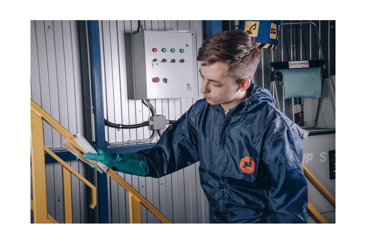 Нитриловые химостойкие перчатки Jeta Safety 80/50, с хлопковым ...
