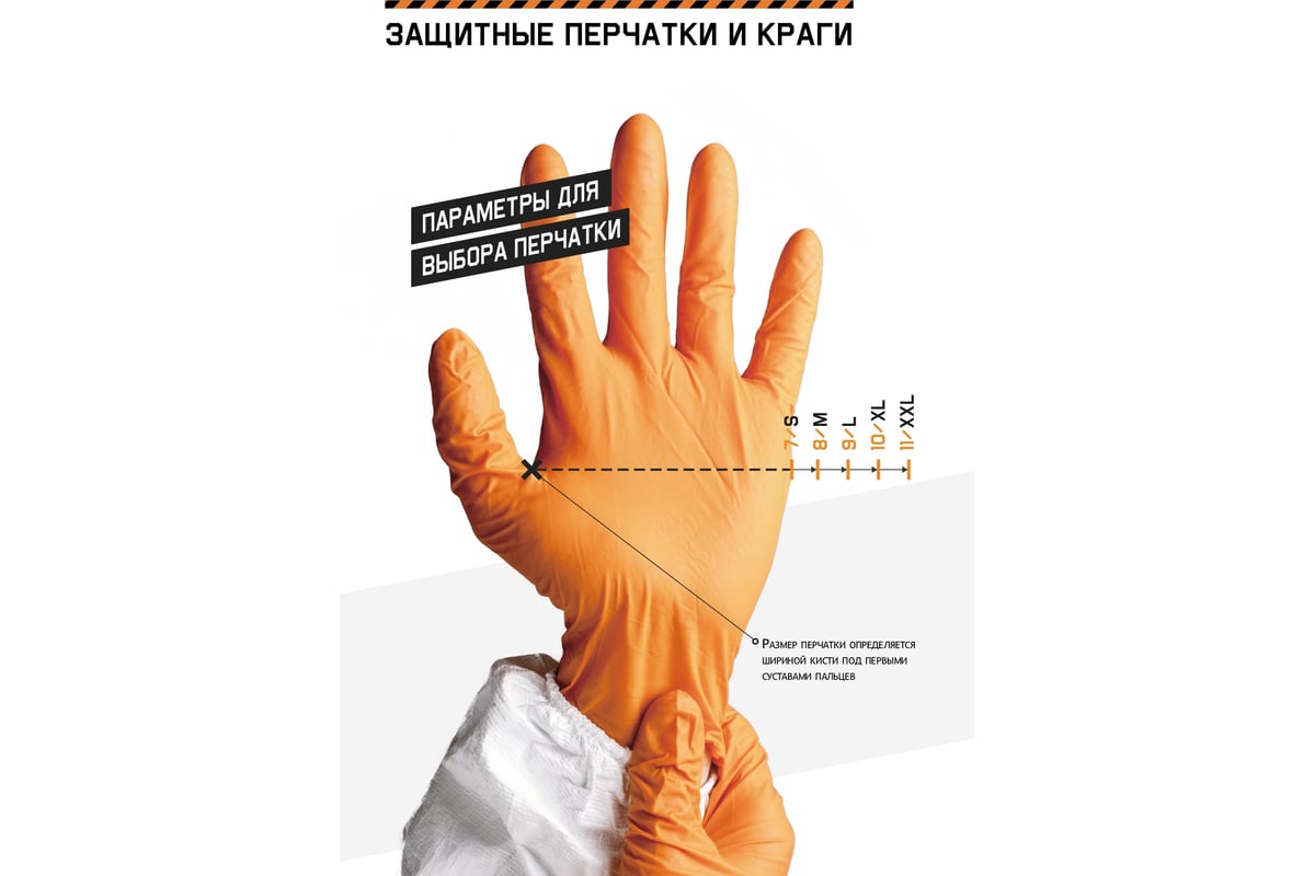 Нитриловые химостойкие перчатки Jeta Safety 80/50, с хлопковым ...