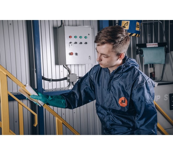 Нитриловые химостойкие перчатки Jeta Safety 80/50, с хлопковым напылением, 0.38 мм, р. 10/xl JN711-10-XL