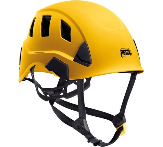 Легкая вентилируемая каска для работы на высоте Petzl STRATO VENT желтая A020BA01