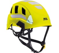 Легкая вентилируемая каска для работы на высоте Petzl STRATO VENT HI-VIZ желтая A020DA00