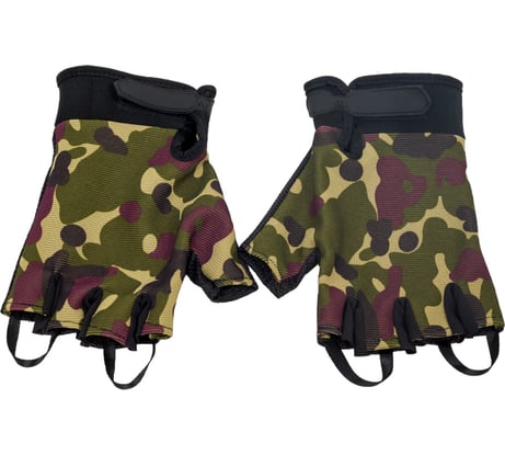 Туристические перчатки без пальцев Следопыт хаки, размер xl PF-GT-K04