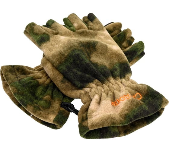 Перчатки Сибирский Следопыт "ANGLER", виндблок, темный лес, р-р L(9)50 PF-GL05
