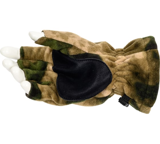 Перчатки Сибирский Следопыт "ANGLER", виндблок, темный лес, р-р L(9)50 PF-GL05