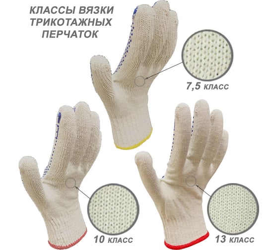 Рабочие перчатки Master-Pro® ПРОТЕКТОР 10 класс вязки, 200 пар 4907-PR-200