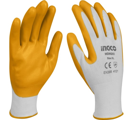 Нитриловые перчатки INGCO L HGNG01.L