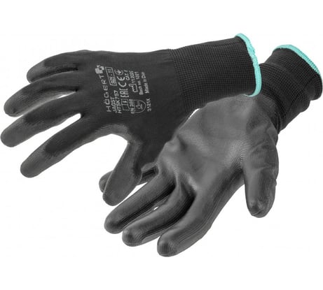 Рабочие перчатки HOEGERT TECHNIK с полиуретановым покрытием, 11 размер 12 пар HT5K757-11
