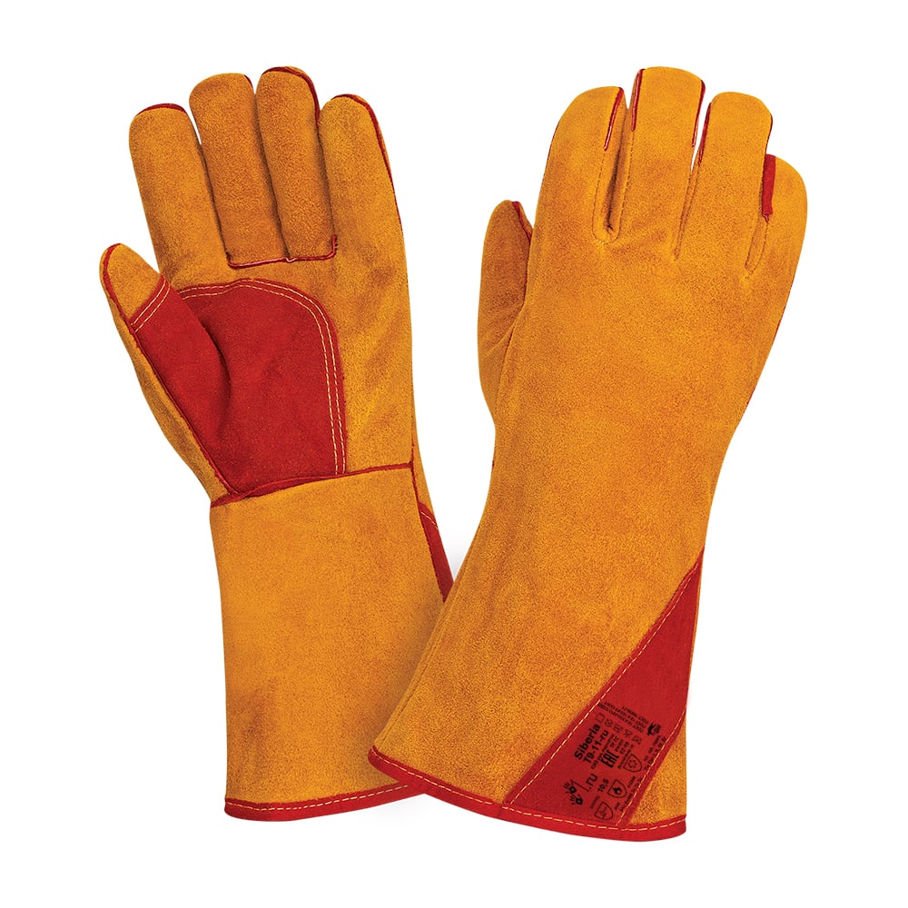 Утепленные перчатки краги 2Hands siberia т9-11-ru, р-р 10.5, швы kevlar ...