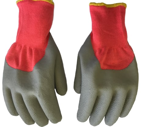 Зимние шерстяные рабочие перчатки с обливом БЕРТА 530