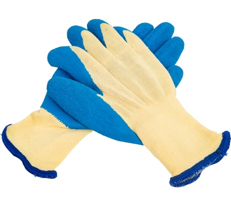 Зимние перчатки полушерстяные с обливом БЕРТА, размер 10/XL 281