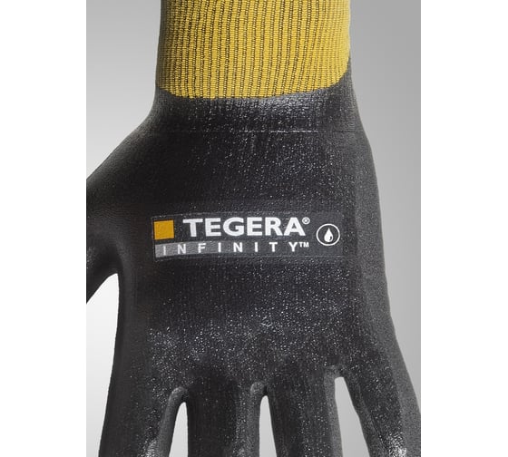 Перчатки TEGERA 8804 INFINITY защитные, масляный захват, облив 3/4, нитрил, от механических рисков, р. 8 8804-8