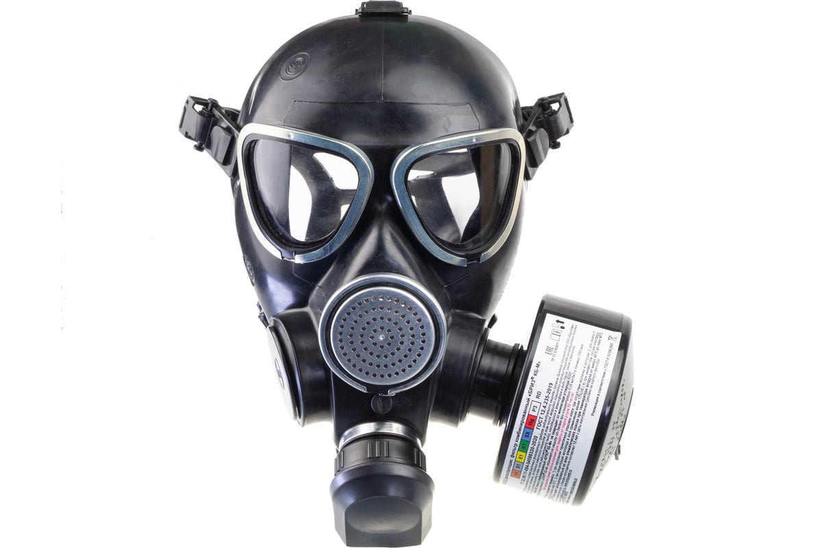 Фильтрующий противогаз БРИЗ 3306 a1b1e1k1sxhgp3 r d с маской -4303, 2 ...