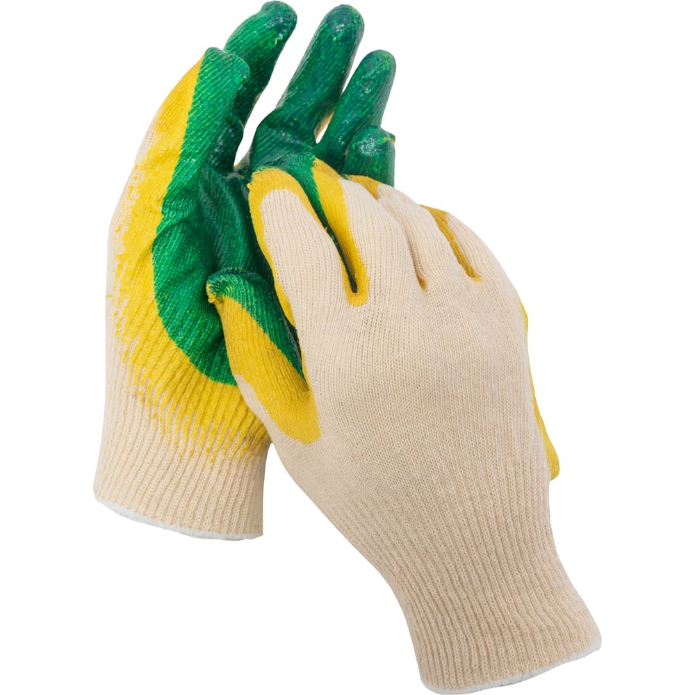 Перчатки с двойным латексным обливом Gigant люкс, 9 размер, 13 класс ...