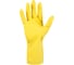 Латексные химические перчатки с хлопковым напылением Jeta Safety размер XXL/11 JL711-XXL(Y) 2