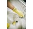 Латексные химические перчатки с хлопковым напылением Jeta Safety размер XXL/11 JL711-XXL(Y) 4