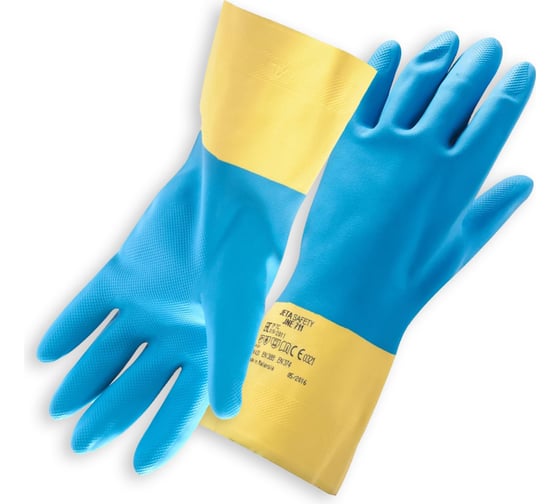 Неопреновые химически стойкие перчатки Jeta Safety р. M JNE711-M