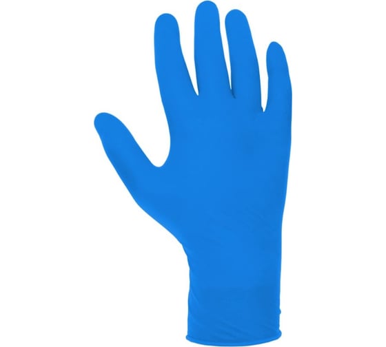 Нитриловые перчатки для малярных работ JetaSafety Light синие, 100 шт. JSN110