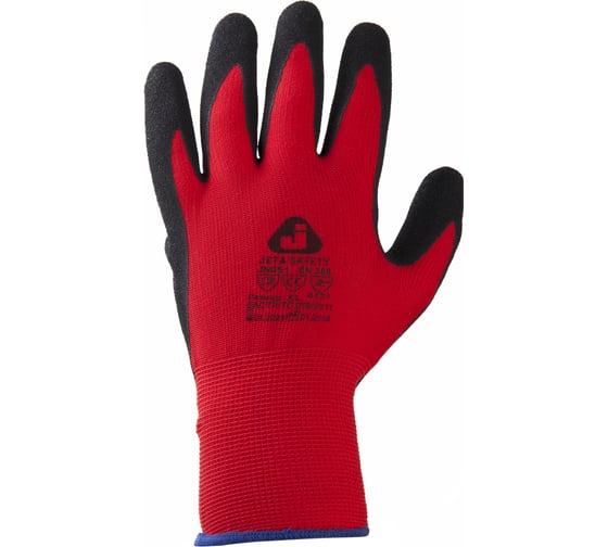 Перчатки с рельефным пенонитриловым покрытием Jeta Safety размер M/8 JN051-M