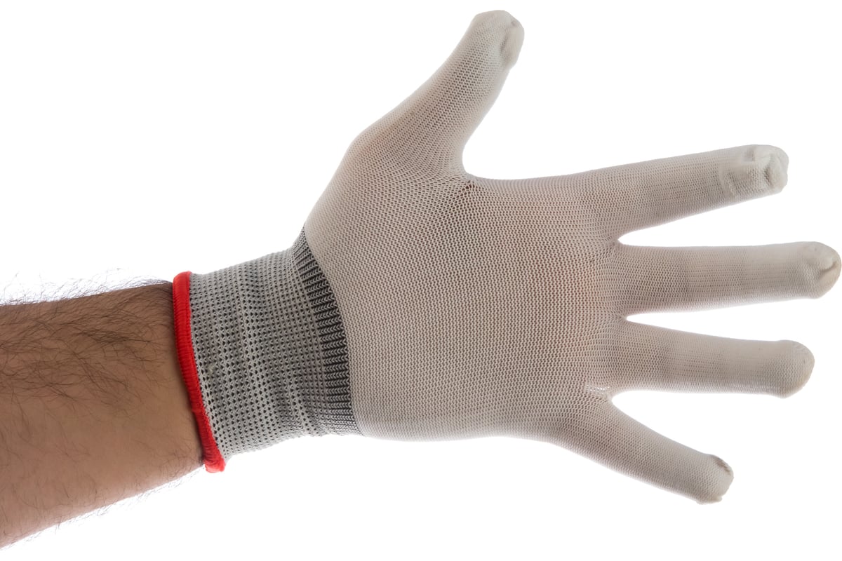Бесшовные перчатки для точных работ (12 пар) JetaSafety JS011nb/L .