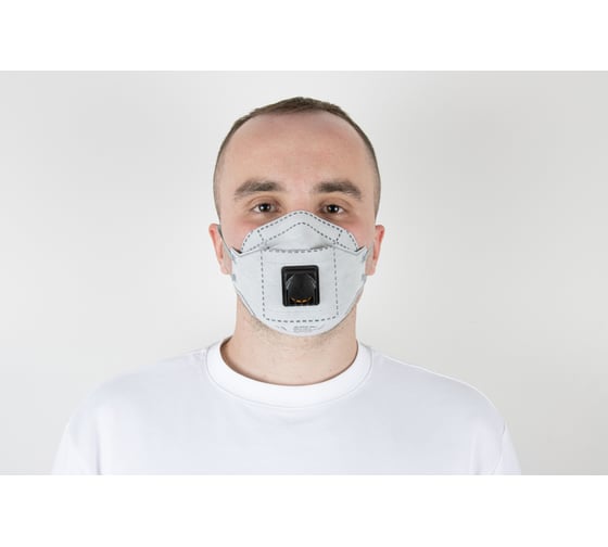 Респиратор с клапаном с углем А Jeta Safety, FFP2 NR D, в инд. упаковке, трехпанельный JM-9326