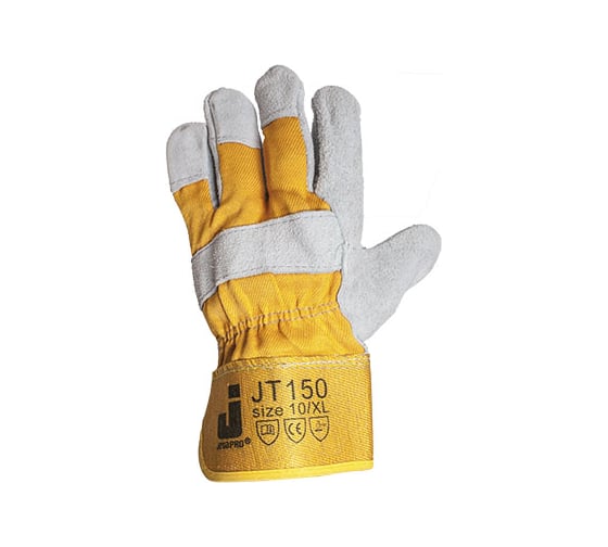 Комбинированные кожаные перчатки JetaSafety JT150/XL