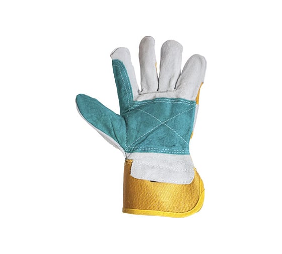 Комбинированные кожаные перчатки JetaSafety JK700/XL