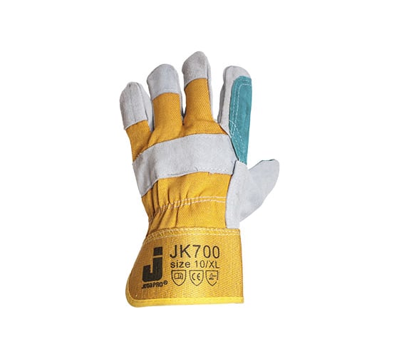 Комбинированные кожаные перчатки JetaSafety JK700/XL