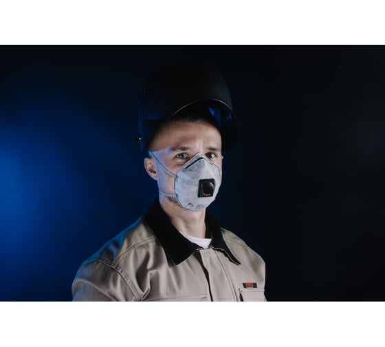Респиратор с клапаном Jeta Safety с углем A, FFP2 NR D 10 шт JM-8626