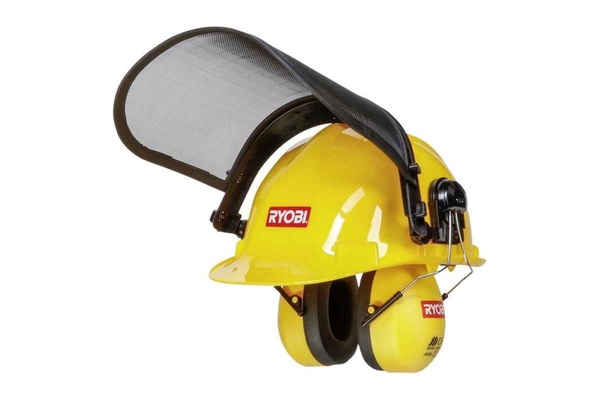 Шлем с защитой лица и наушниками Ryobi ACC008 5132000032 - выгодная ...