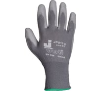 Защитные перчатки с полиуретановым покрытием JetaSafety (12 пар) JP011g/M