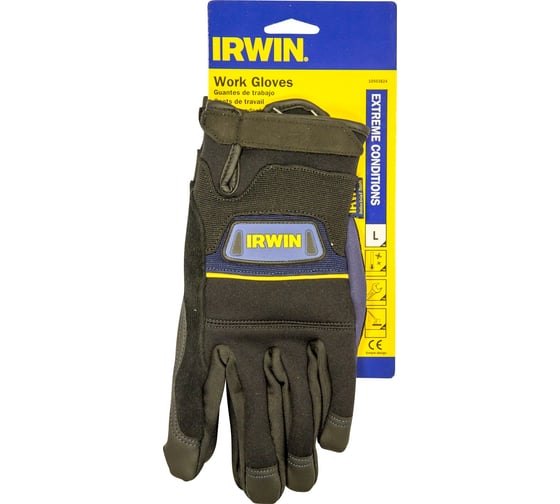 Перчатки для работы в экстремальных условиях Irwin размер L 10503824