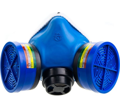 Изолирующая полумаска со сменным противогазовым фильтром марки А1В1Е1К1 Бриз СИЗОД фильтрующее Бриз-2201 РПГ 500412005