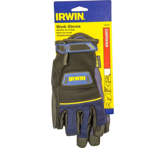 Плотницкие перчатки Irwin размер XL 10503829