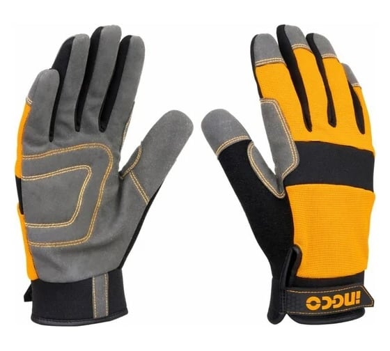 Перчатки механика INGCO INDUSTRIAL р. XL HGMG01-XL
