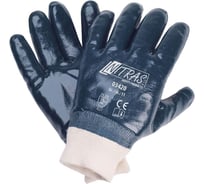 Перчатки с нитриловым покрытием Nitras обливные, манжета, р.10, 12 пар NTRS03420/10