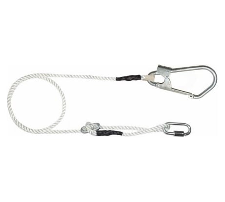 Строп из регулируемого каната 2 м, с большим монтажным и соединительным карабином ПРОГРЕСС СЕФЕТИ Строп Врег+Кс исп.3