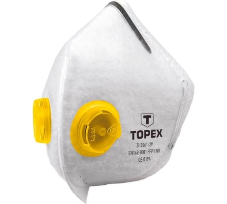 Защитная маска TOPEX 2 клапана FFP2 82S138