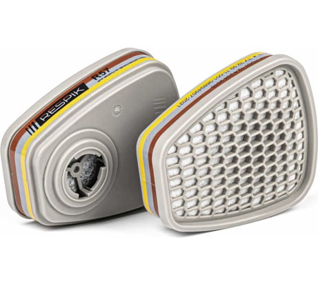 Противогазовый фильтр RESPIK класс защиты А1B1E1 R57, 2 шт RS57