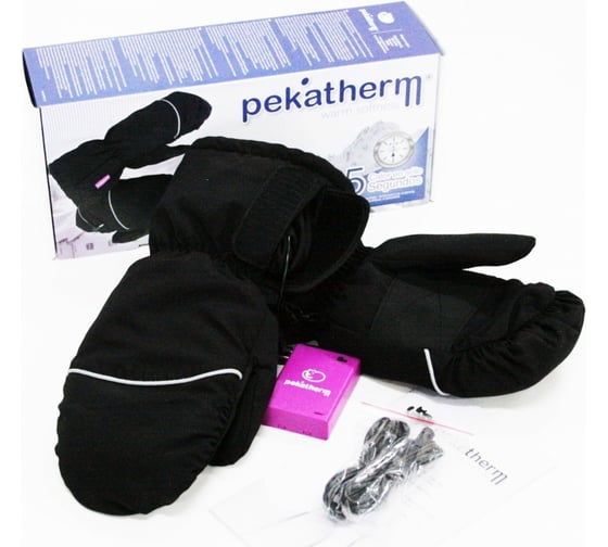 Комплект рукавицы с подогревом GU930S Pekatherm + аккумуляторы CP951