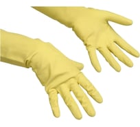 Латексные многоцелевые перчатки Vileda Professional, размер S, желтые, 8016/100758/100161 8269