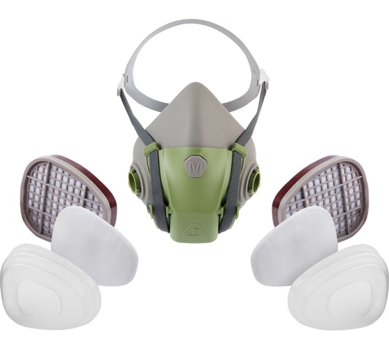 Фильтрующая полумаска Jeta Safety из силикона с быстрым сбросом, размер S 8500-S